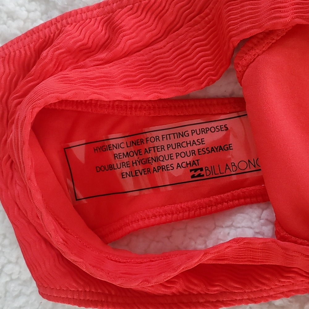 Billabong Wave Trip Maui Rider Bikini Bottoms Red - Picture 6 of 12